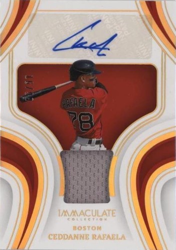 2023 Panini Immaculate Collection - Ceddanne Rafaela #IMS-CR