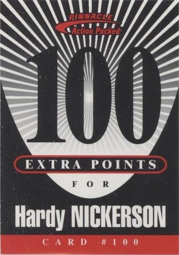 1997 Pinnacle Action Packed Hardy Nickerson #100