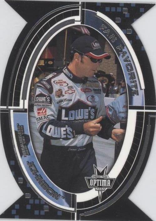 2002 Press Pass Optima - Jimmie Johnson #FF11