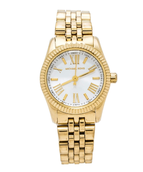 Michael Kors Women's MK3229 - Petite Lexington Gold Watch | eBay Michael Kors Women's MK3229 - Petite Lexington Gold Watch | eBay