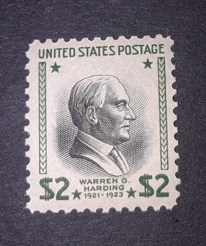 Travelstamps: 1938 U.S. MINT, Sc #833, mogh $2.00 HARDING, EXCELLENT CENTERING