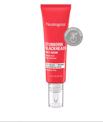2 PACK NEUTROGENA Stubborn Blackheads Daily Acne Facial Serum NO BOX