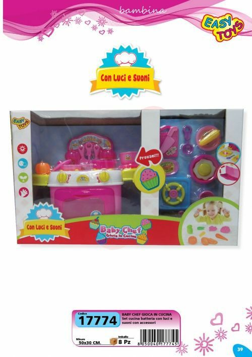 Baby Chef Cucina Con Luci E Suoni Giocattolo Gioco Bambini sar