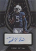 2022 Panini Select Draft Picks Jahan Dotson #RS-JDO