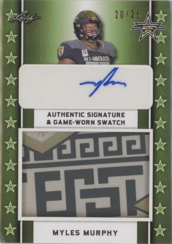 2020 Leaf Metal U.S. Army All-American Bowl Myles Murphy #PA-MM5