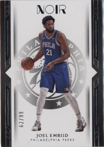 Panini Noir エンビード Embiid 直筆サインカード Auto 2022-23 JOEL EMBIID 65/99 PANINI NOIR ASSOCIATION EDITION | eBay
