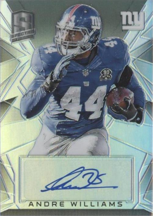2015 Panini Spectra Andre Williams #S-ADW