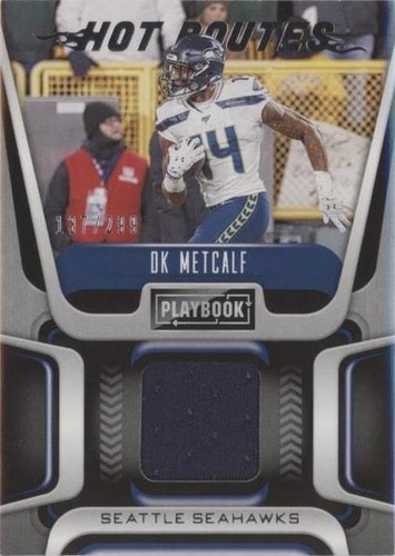 2020 Panini Playbook DK Metcalf #HR-DK