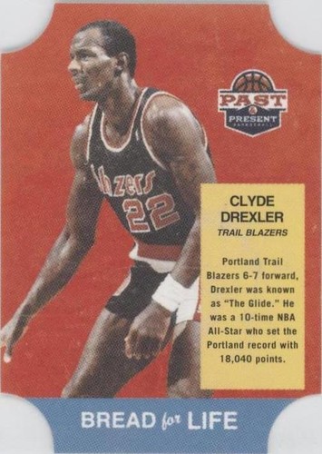 2011-12 Past & Present - Clyde Drexler #6