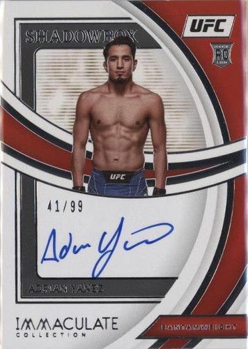 2022 Panini Immaculate Collection UFC - Adrian Yanez #SS-AYZ