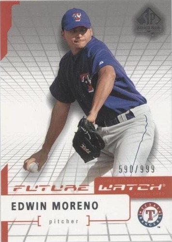 2004 SP Authentic - Edwin Moreno #101