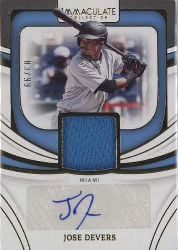 2022 Panini Immaculate Collection - Jose Devers #IMS-JD