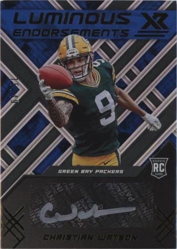 2022 Panini XR Christian Watson #LUM-CW