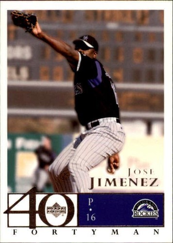 2003 Upper Deck 40 Man - Jose Jimenez #750