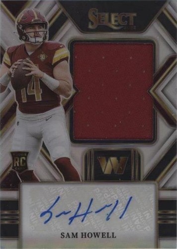 2022 Panini Select Sam Howell #JRS-SH
