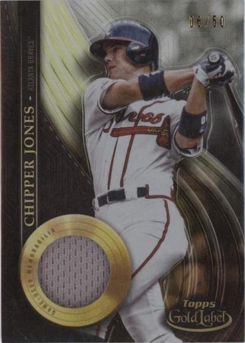 2022 Topps Gold Label - Chipper Jones #MLR-CJ