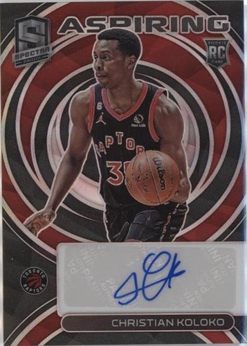 2022-23 Panini Spectra - Christian Koloko #AA-CKK