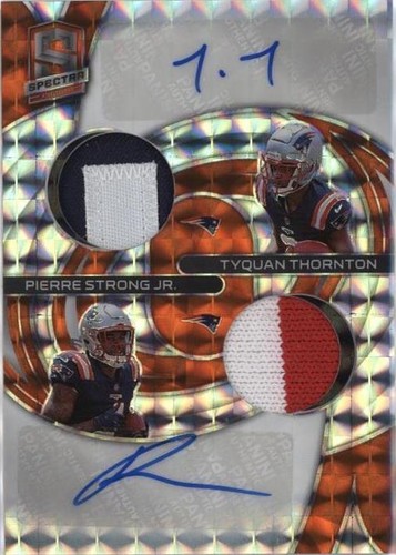 2022 Panini Spectra Pierre Strong Jr. Tyquan Thornton #DPA-NEP