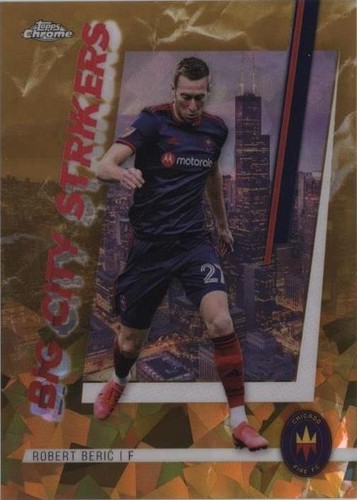 2021 Topps Chrome MLS Sapphire Edition Robert Beric #BCS-12