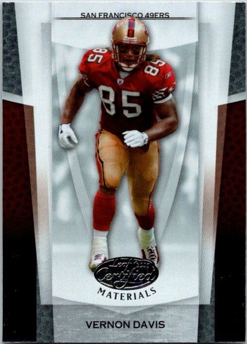 2007 Leaf Certified Materials Vernon Davis #68