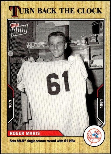 2021 Topps Now Turn Back the Clock - Roger Maris #184