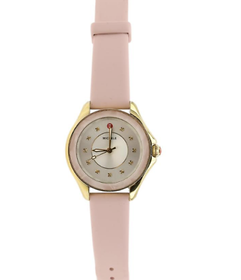 Michele cape topaz best sale watch with silicone strap