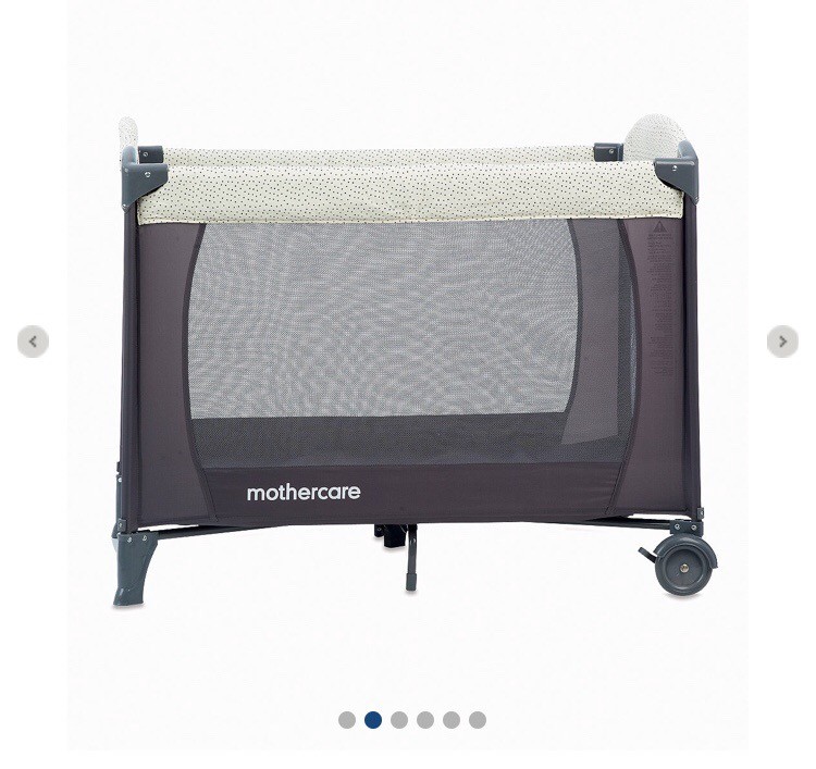 Mothercare classic polka dot travel cot in Knightswood, Glasgow Gumtree