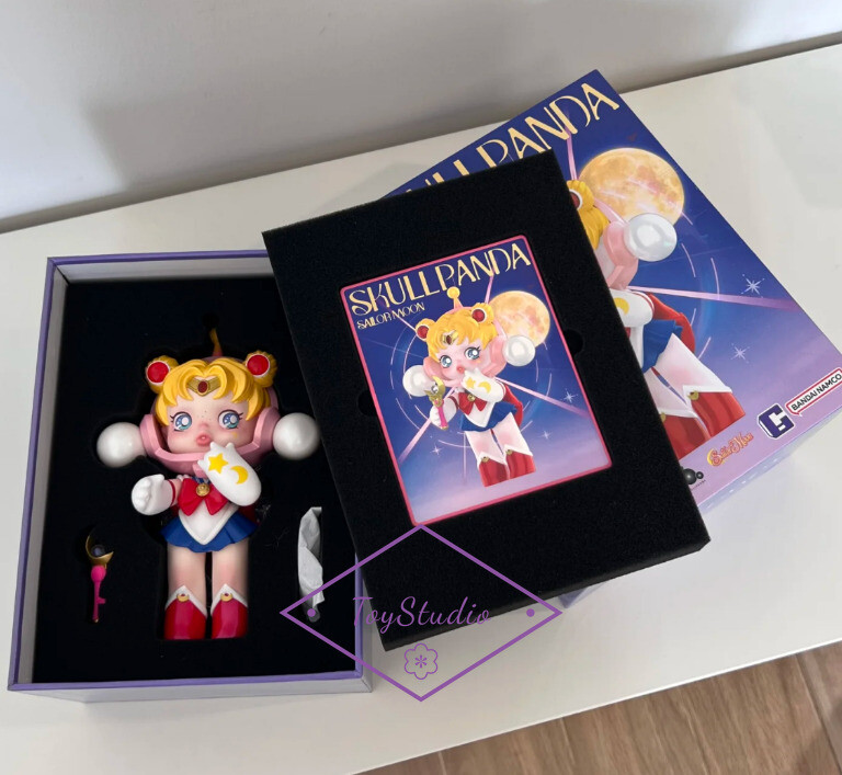Authentic POP MART Skullpanda X Sailor Moon Figure Box Collectible