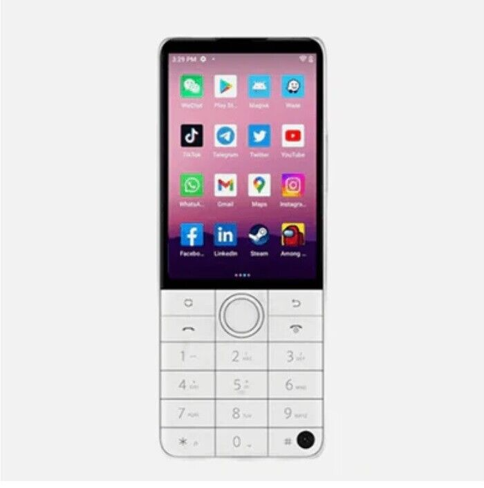 Qin F22 Pro GOOGLE PLAY Feature Phone 4GB Ram 64GB Storage /WHITE