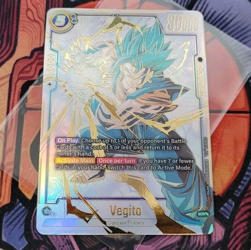 ✨Vegito SCR SSP Alt Art Secret Rare FB02-139 Dragon Ball Fusion