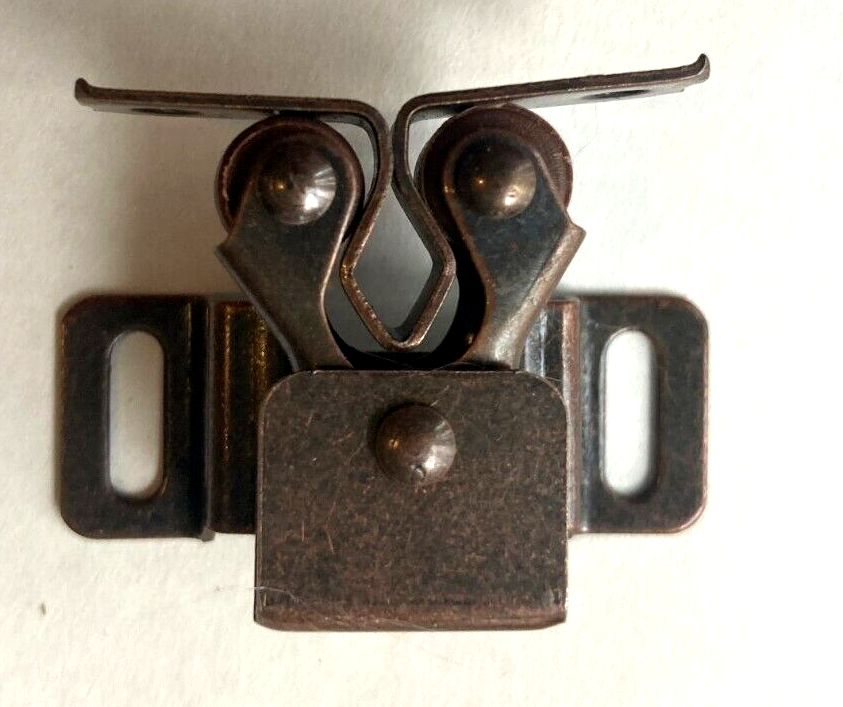 2 Double Roller Cabinet Cupboard Door Catch Latch Oil Rubbed Bronze RV Boat