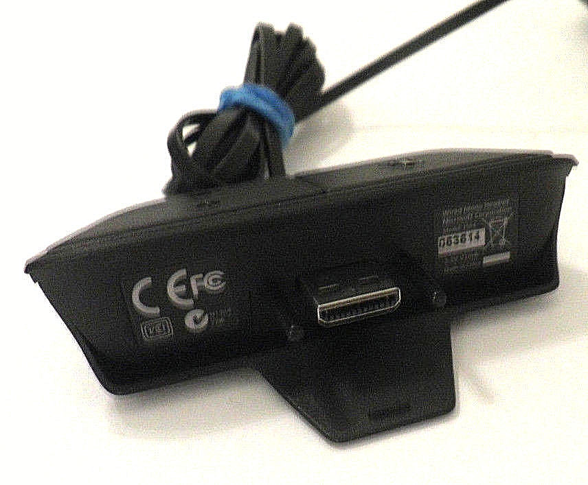 GENUINE MICROSOFT XBOX ONE WIRED MONO HEADSET BOOM MIC BLACK CLEAN OEM OFFICIAL