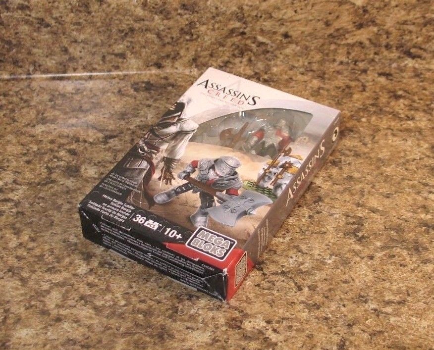 Assassin's Creed Mega Bloks Construction Set Heavy Borgia Soldier 36 Pieces NEW