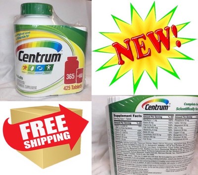 Centrum 425 Tablets Men/Women Adults under 50 Multi Vitamin Mineral ( 365...