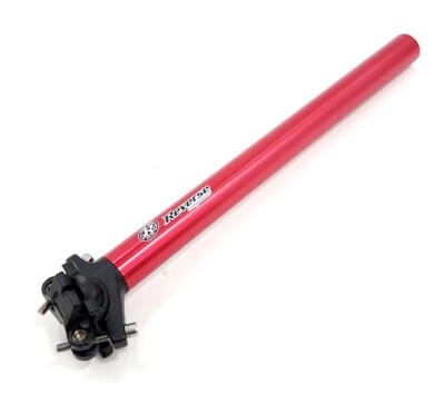 Reverse Comp Bicycle Seatpost 27.2 x 350mm, 6061 Aluminum, Red