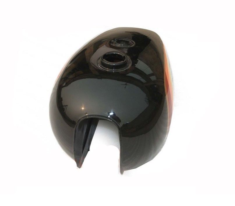 Fuel Tank Black Paint Multi Colour Fits Bonneville Triumph T140 Tsx
