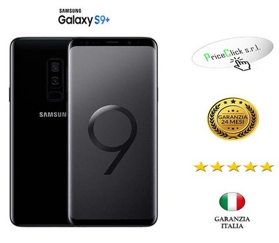 SAMSUNG DUAL SIM GALAXY S9+ PLUS ITALIA BLACK GARANZIA ITALIA NO BRAND