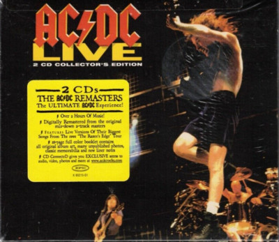 AC/DC Live (2 CD Collector's Edition, 2003, Epic) FACTORY SEALED NEW Hype