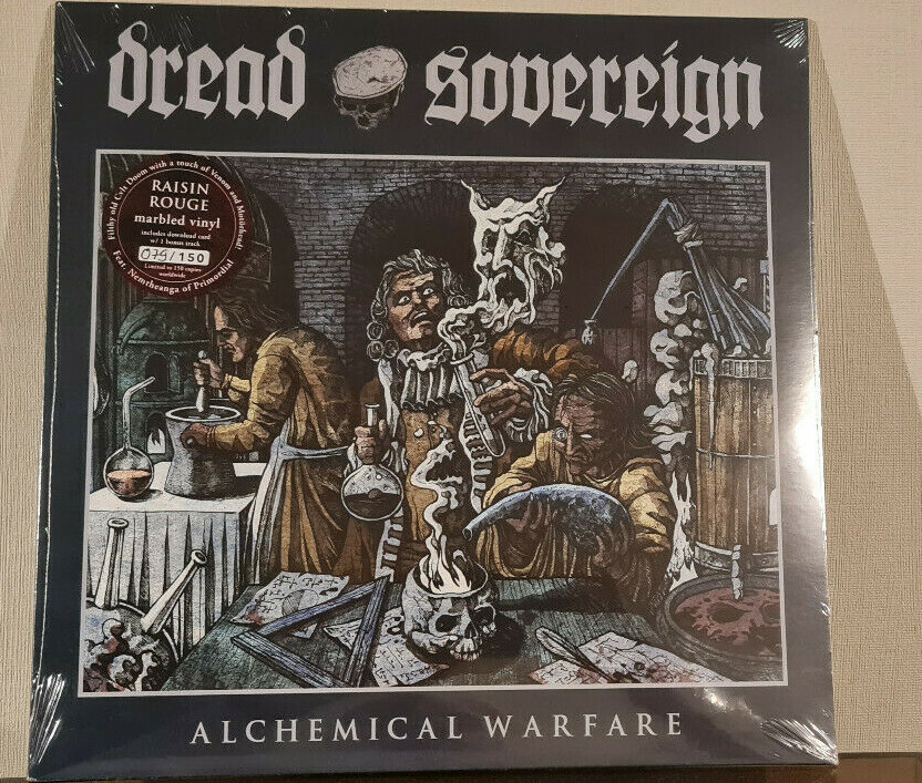  Dread Sovereign Alchemical Warfare Raisin Rouge vinyl Limited to 150 