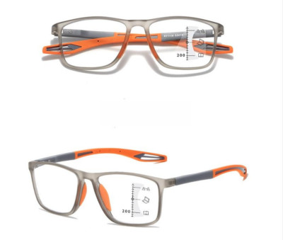 Ultra Light TR90 Sports HD Progressive Multifocal Anti-Blue-Ray Reading Glasses