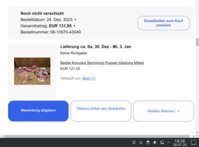 Artikelfoto(s) von einem verifizierten Käufer