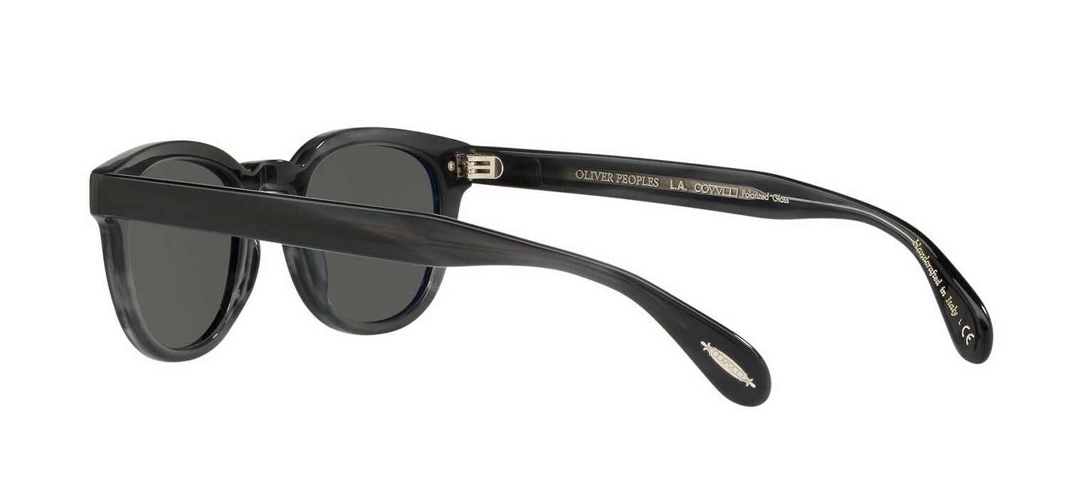 Pre-owned Oliver Peoples R-1 Ov 5554su Semi Matte Blue Ash/blue (7003/80) Sunglasses In Midnight Express Polarized