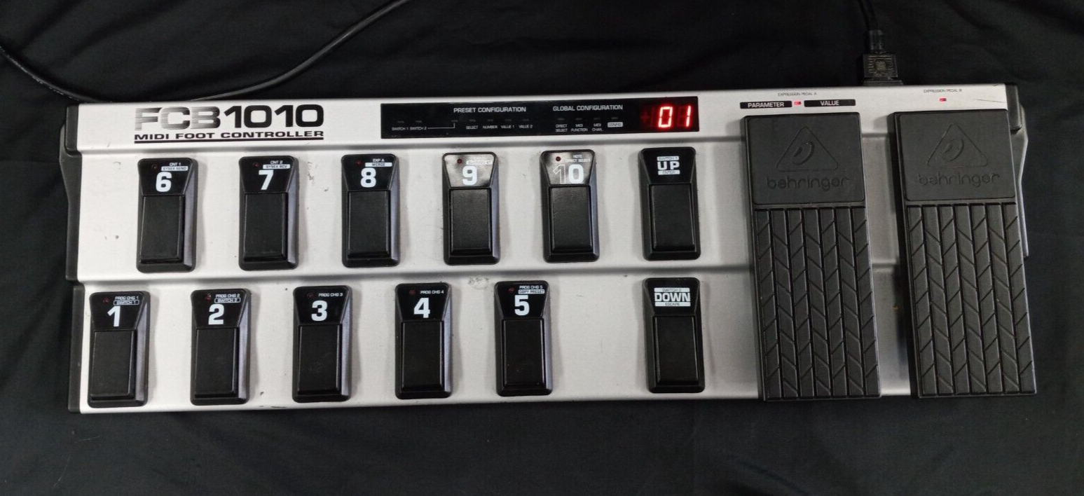 Behringer FCB1010 MIDI Foot Controller w/ Power Supply | eBay