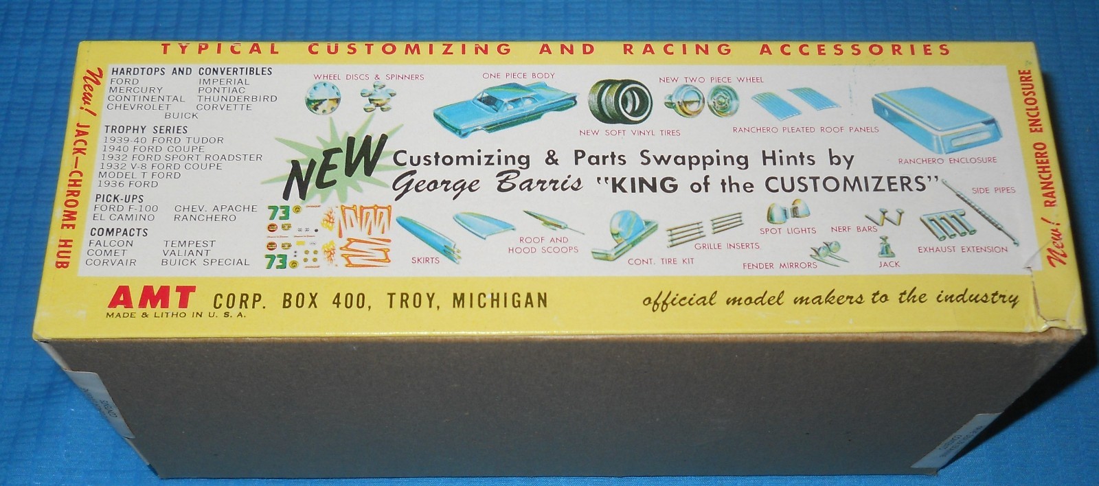 AMT 1961 Mercury Comet-Original Near MINT K 3061-Sealed Box-Model Car Swap Meet