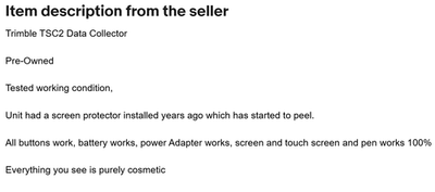 Item photo(s) from verified buyer