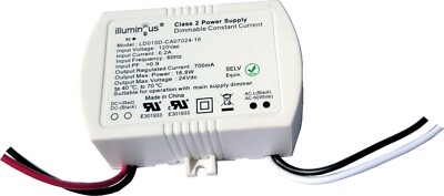 700mA Dimmable Constant Current 16.8W DC LED Driver UL approved