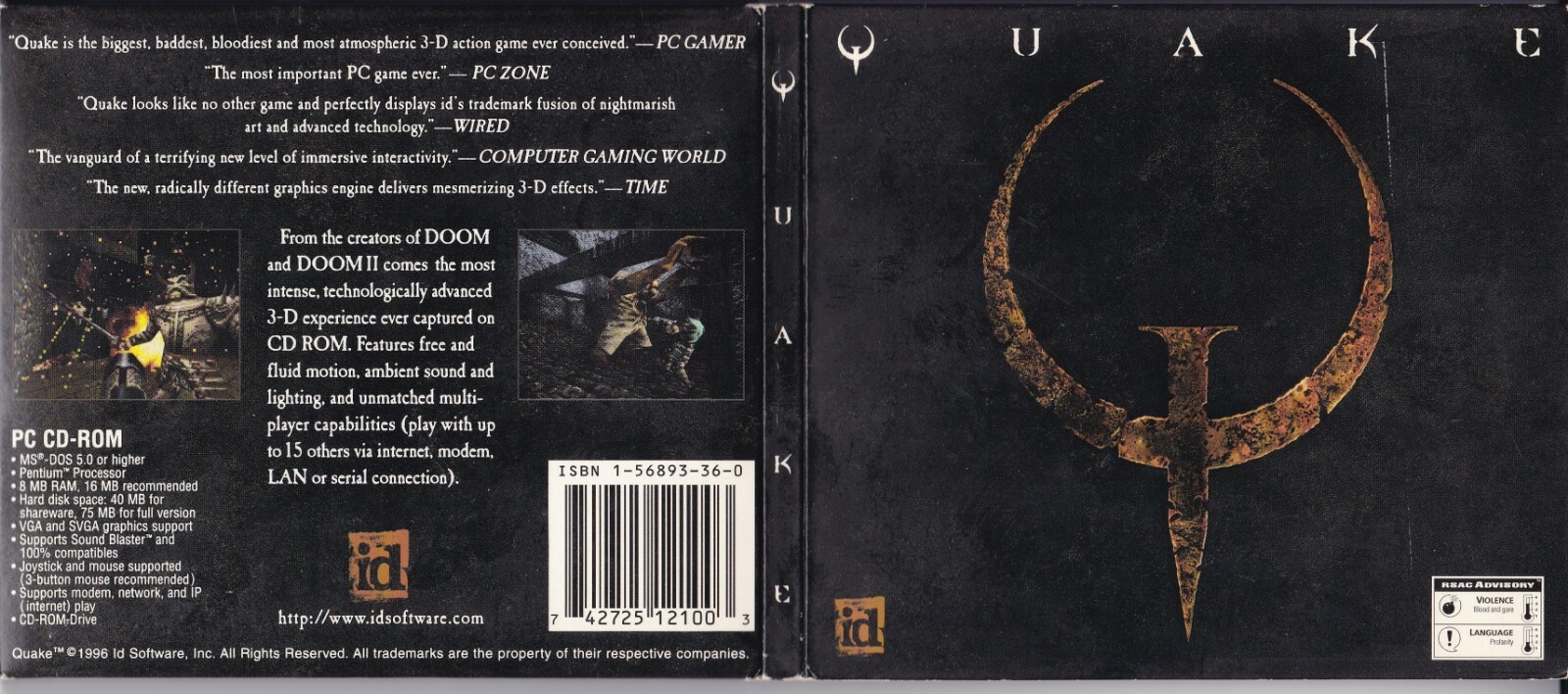QUAKE クエーク （DOS/V版）日本語マニュアル付き レトロPCゲーム QUAKE クエーク （DOS/V版）日本語マニュアル付き レトロPC