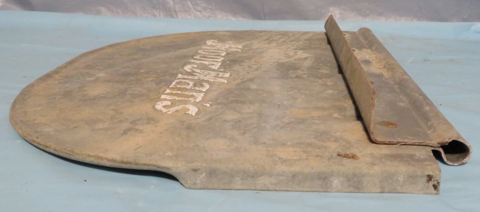 NOS VINTAGE Steel Galvanized MOORMAN'S FEED Hog Water Replacement Lids Garden