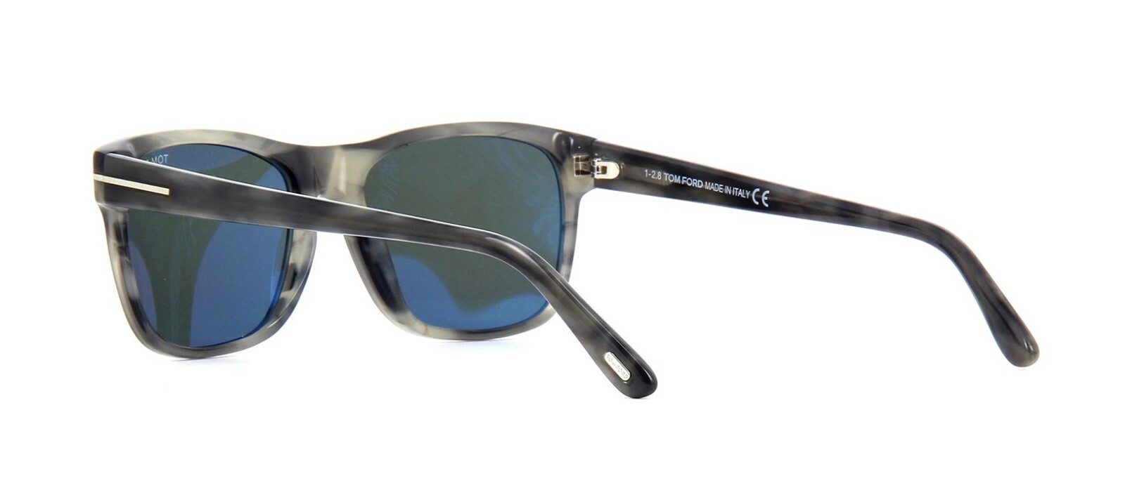 Pre-owned Tom Ford Giulio Ft 0698 Grey Havana/grey (47n) Sunglasses In Gray