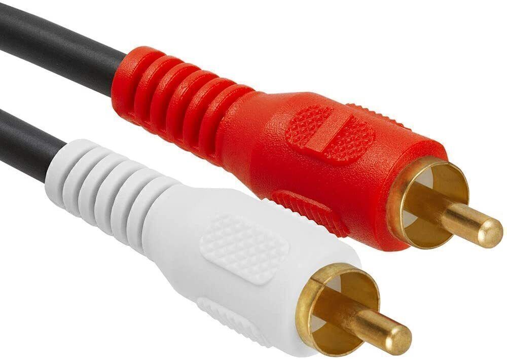 3.5mm to RCA Cable 2RCA to AUX Cord 2-RCA to 3.5mm Adapter Stereo Audio Y-Cable